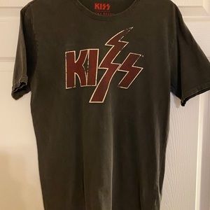 Lucky Brand KISS tee ROCK AND ROLL OVER